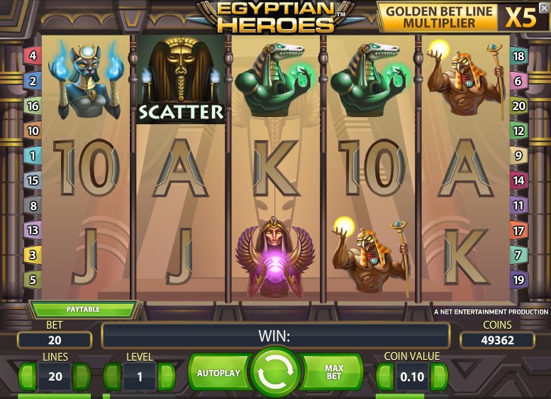 Free Slots Egyptian Heroes