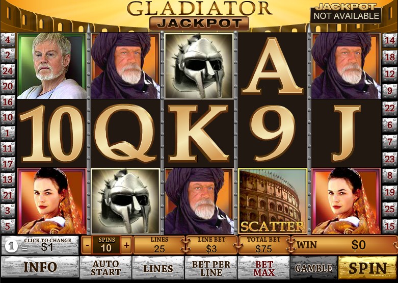 Gladiator Online Casino Games