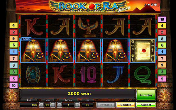 Book Of Ra Casino Games