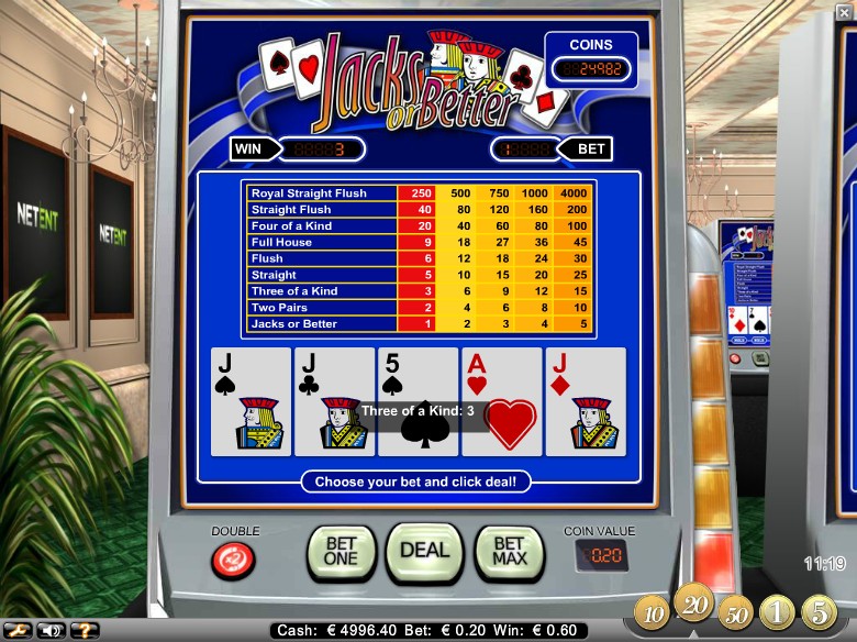 play poker machines online free