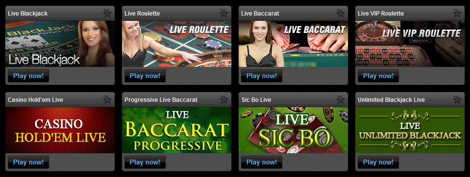 Live Casino - Fun Casino Games